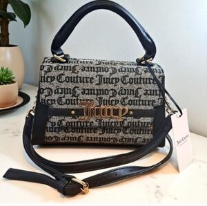 Juicy Couture Black Short N Sweet Crossbody NWOT